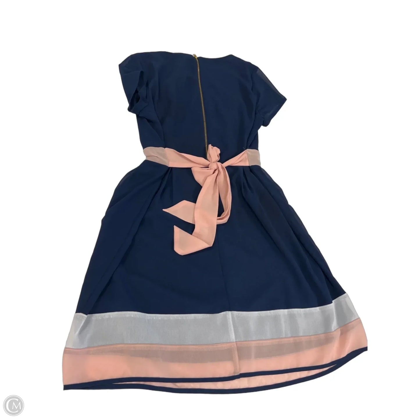 Dress Casual Short By Clothes Mentor In Blue & Pink, Size: M