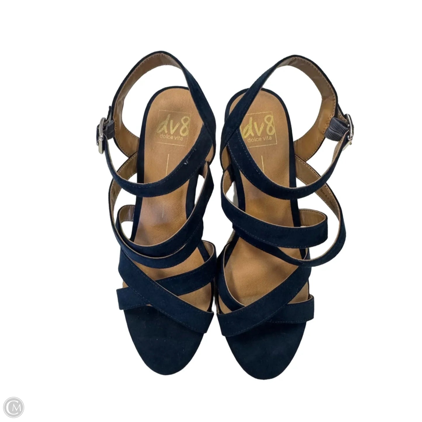 Shoes Heels Wedge By Dolce Vita In Navy, Size: 8.5