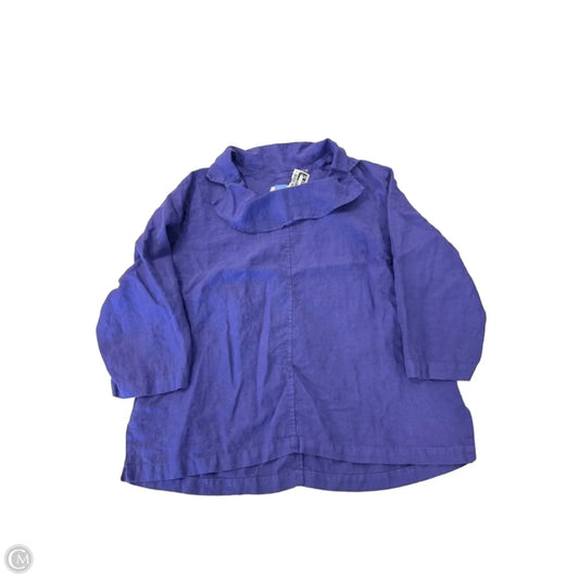 Top 3/4 Sleeve By Clothes Mentor In Purple, Size: Xl
