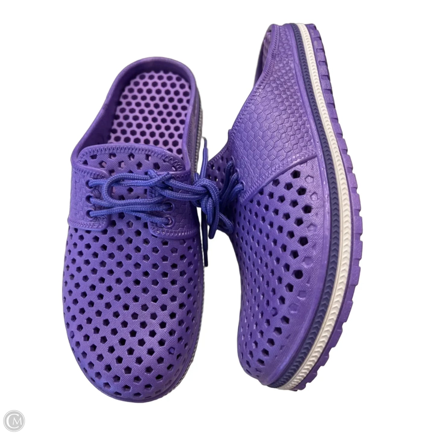 Shoes Flats By Clothes Mentor In Purple, Size: 7.5