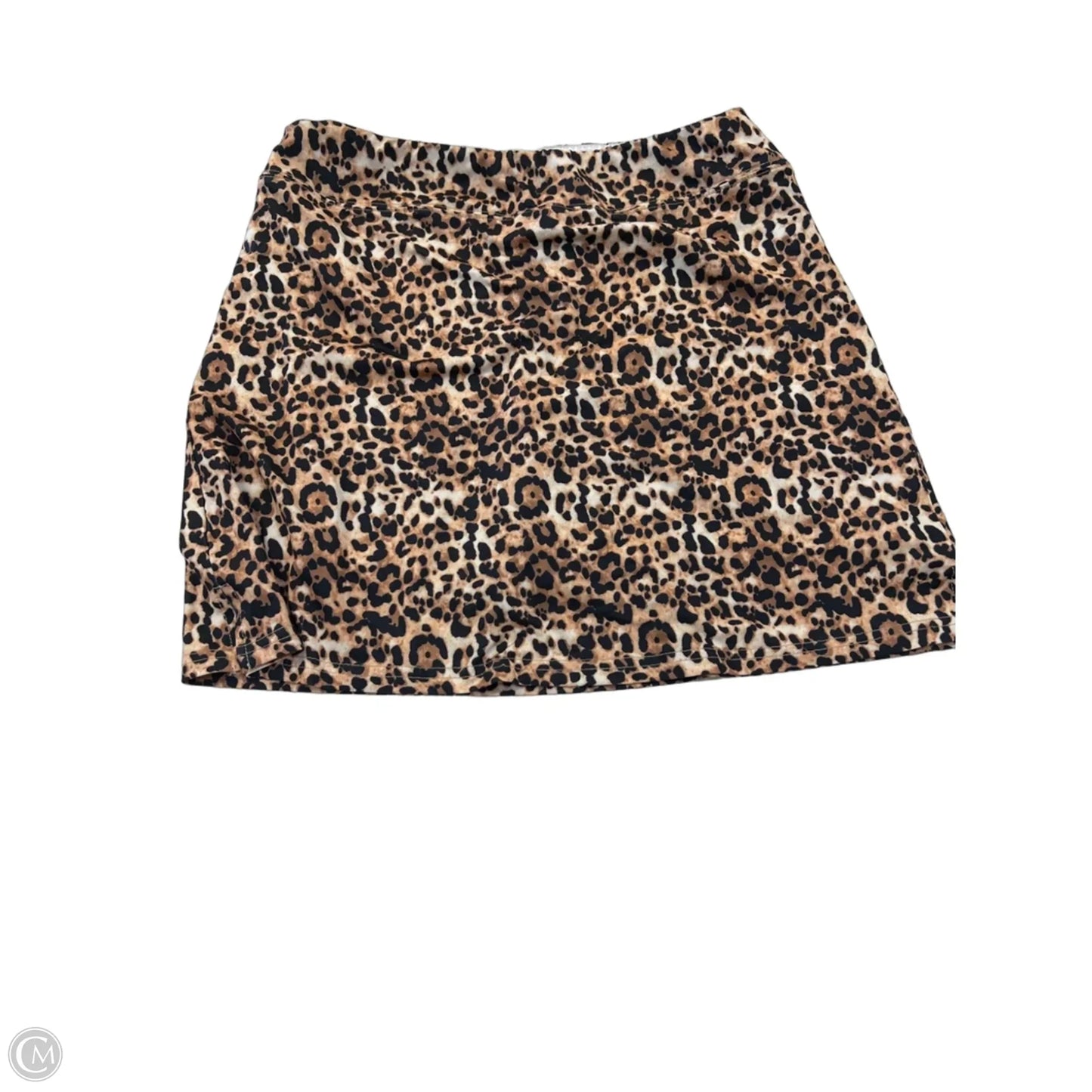 Athletic Skort By Ekouaer In Animal Print, Size: M