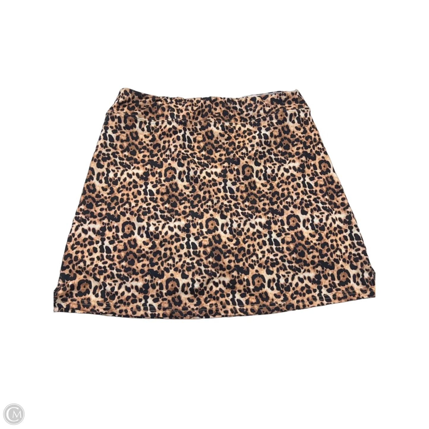 Athletic Skort By Ekouaer In Animal Print, Size: M