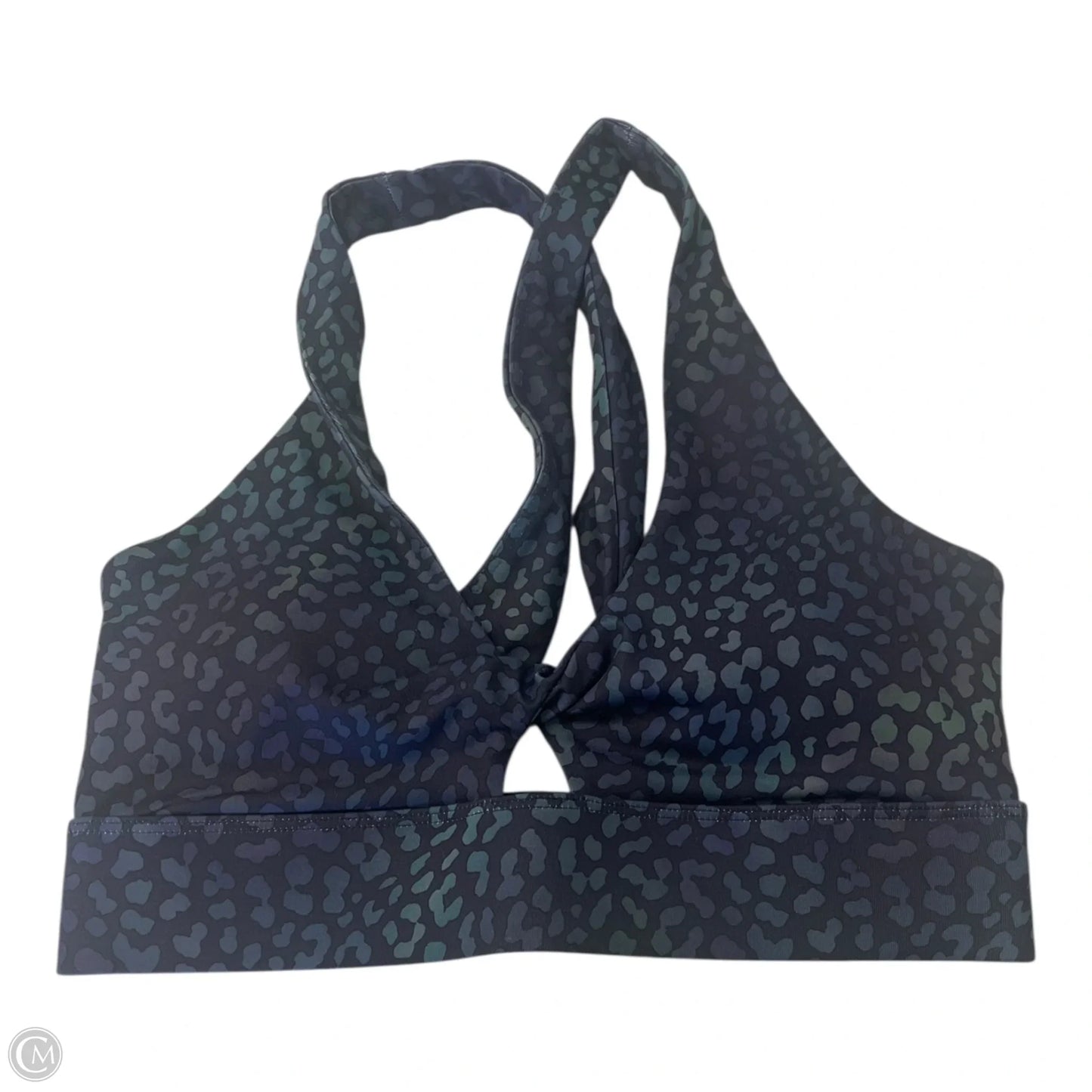 Athletic Bra By Fabletics In Black & Green, Size: Xs