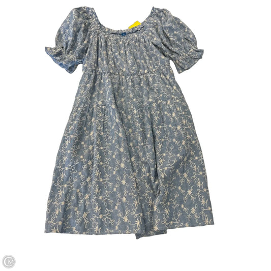 Dress Casual Short By Old Navy In Blue & Cream, Size: M