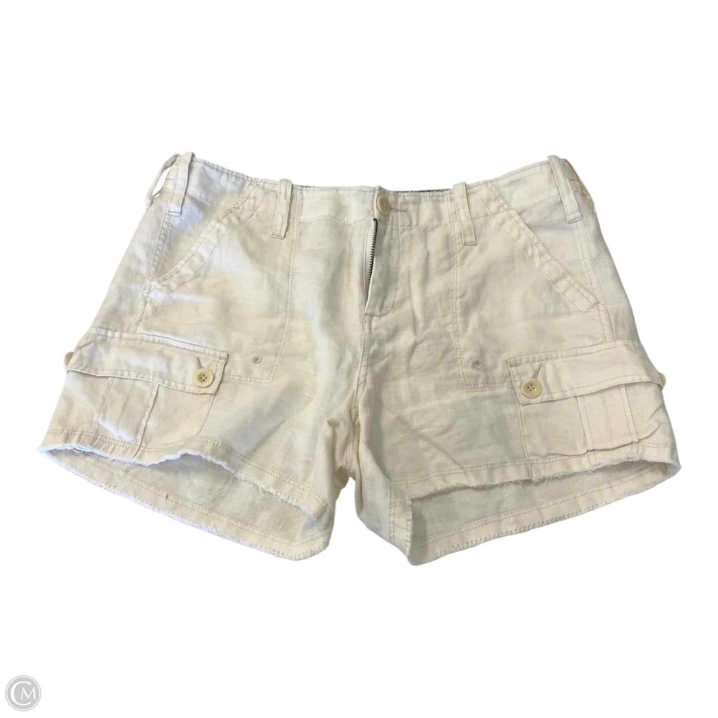 Shorts By Clothes Mentor In Cream, Size: 10