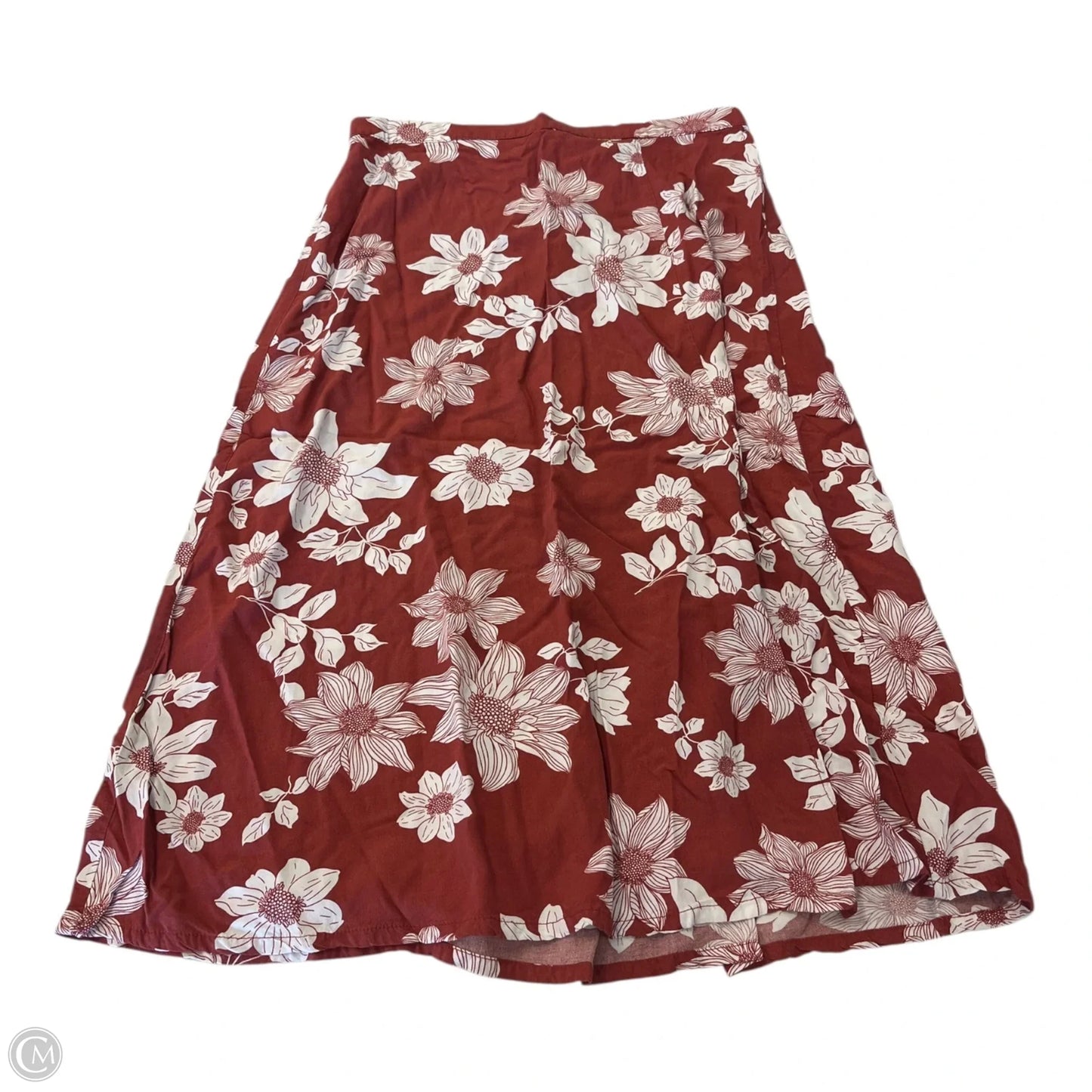 Skirt Midi By Clothes Mentor In Floral Print, Size: S