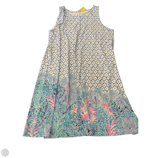 Dress Designer By Lilly Pulitzer In Blue & Pink, Size: Xl