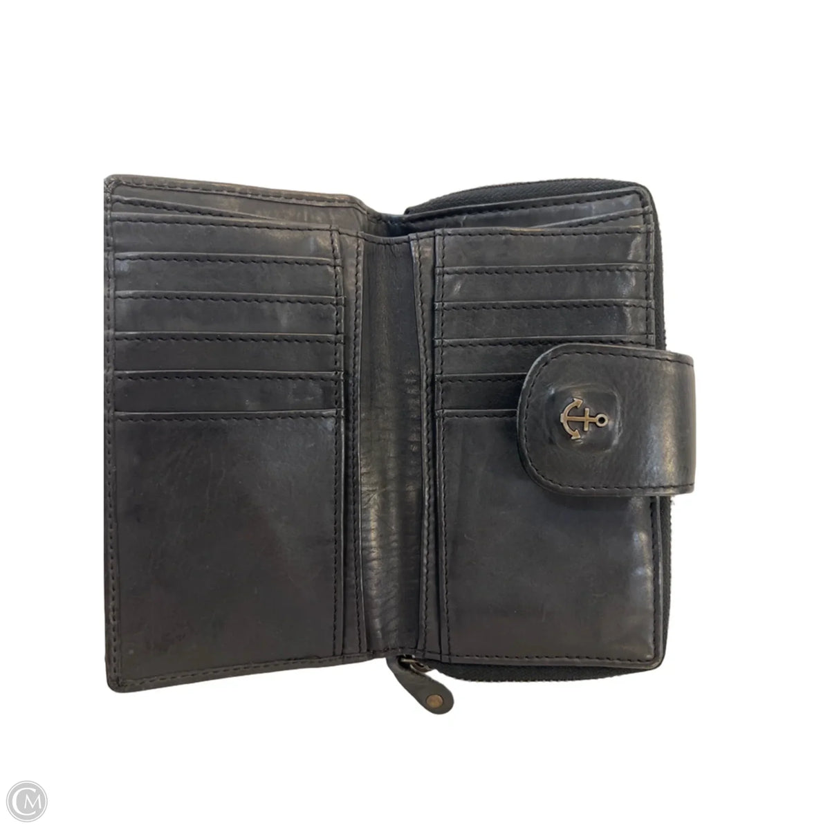 Wallet Leather By Clothes Mentor, Size: Small