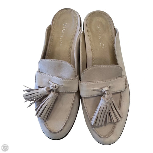 Sandals Heels Block By Vionic In Beige, Size: 7