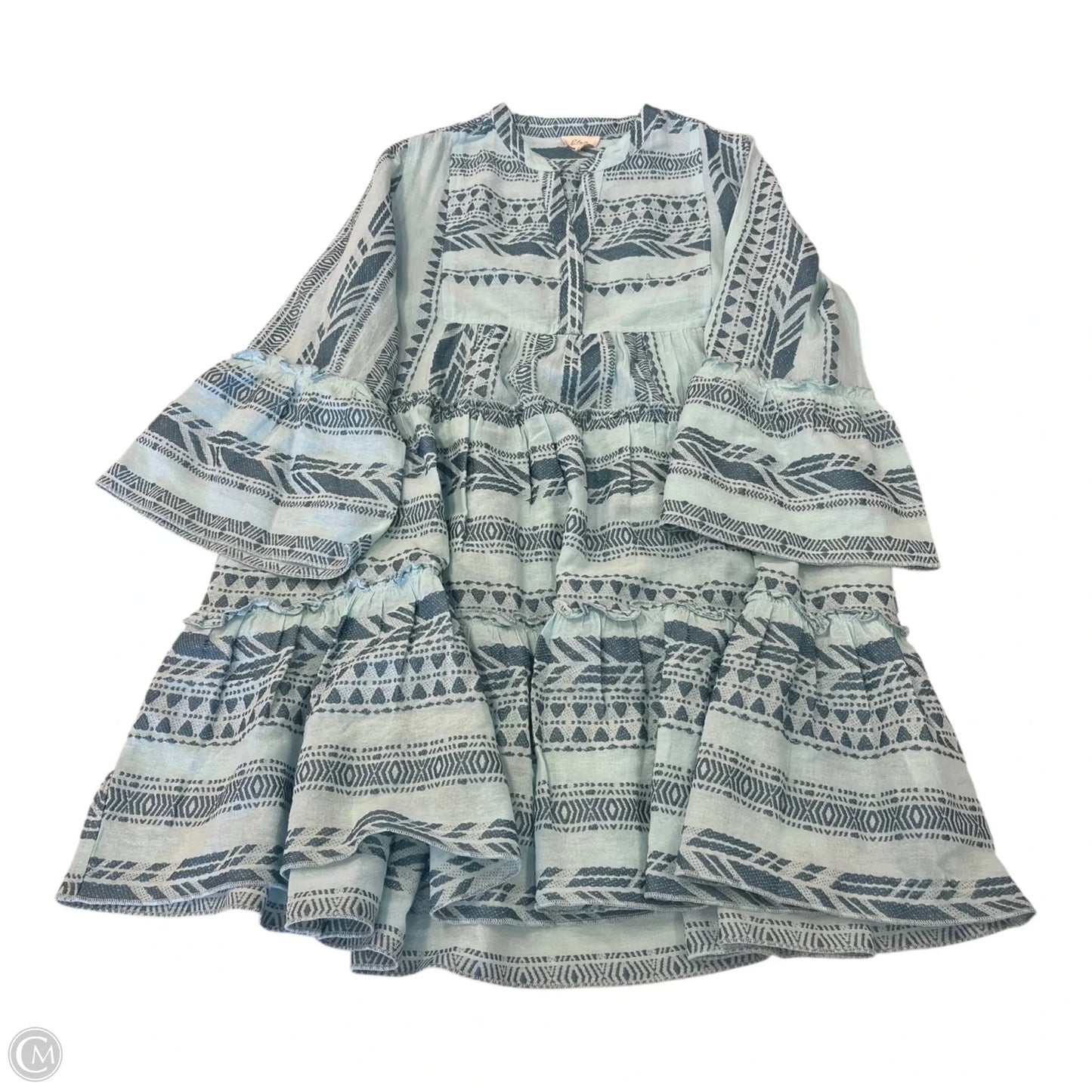 Dress Casual Short By Elan In Blue, Size: M