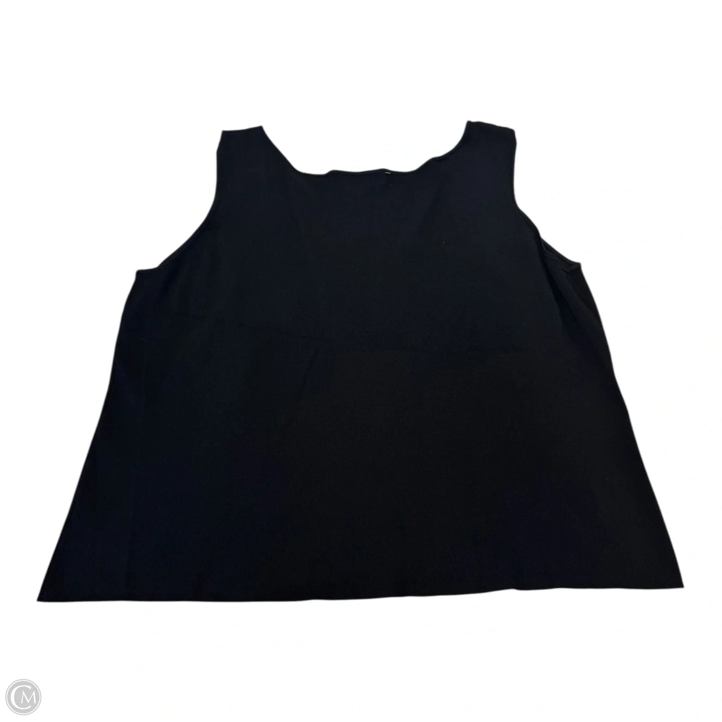 Top Sleeveless By Worthington In Black, Size: 3x