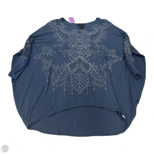 Top Short Sleeve By Desigual In Navy, Size: S