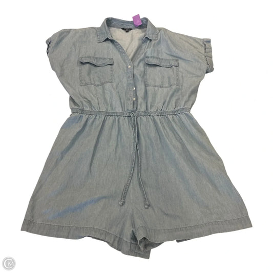 Romper By Buffalo David Bitton In Blue, Size: Xl