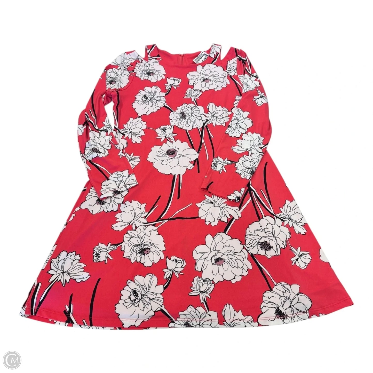 Dress Casual Short By Ivanka Trump In Coral, Size: L