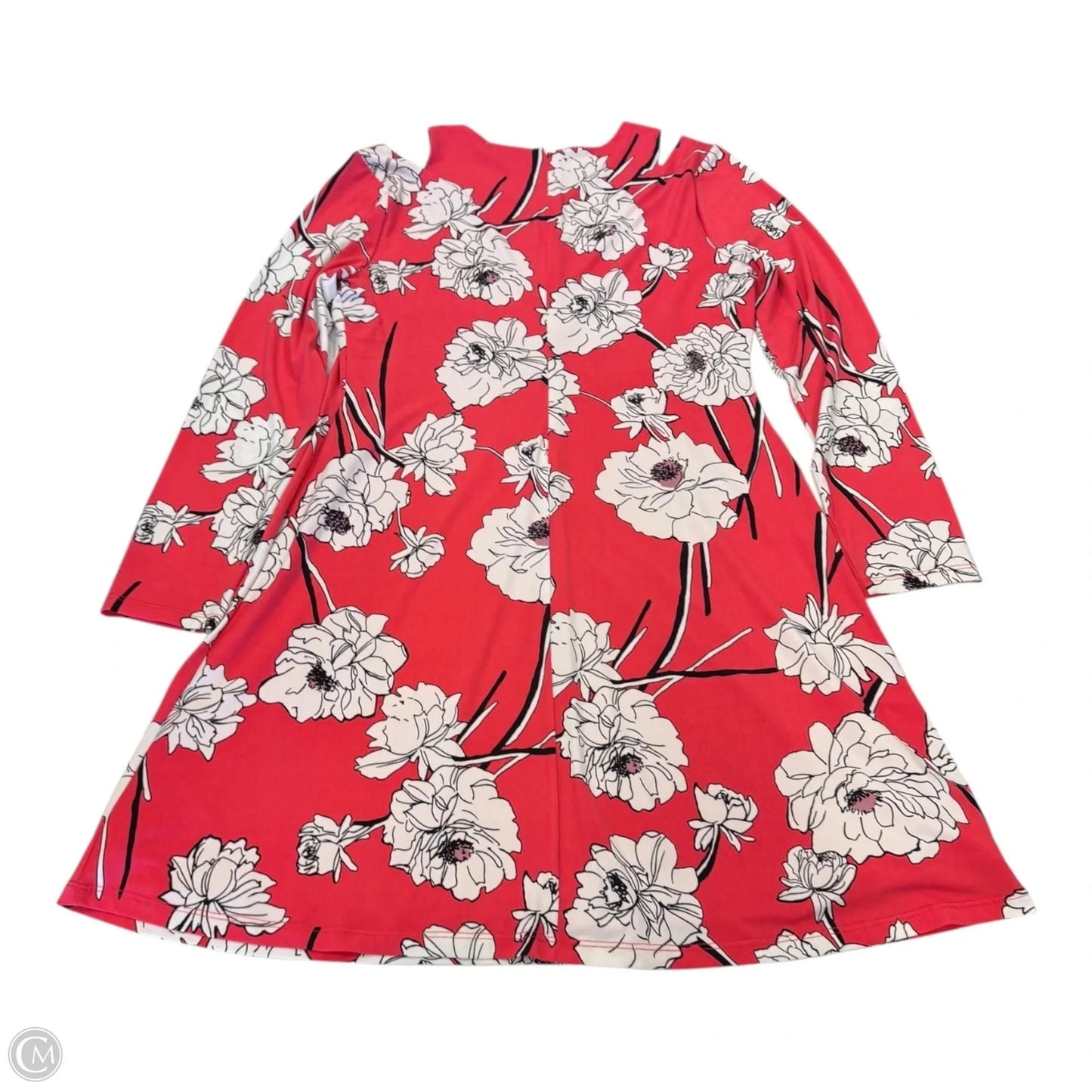 Dress Casual Short By Ivanka Trump In Coral, Size: L