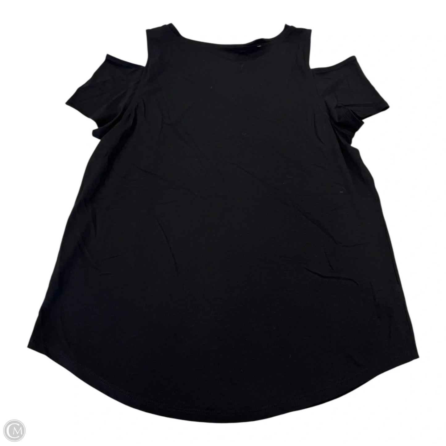 Top Short Sleeve Basic By Loft In Black, Size: Mp