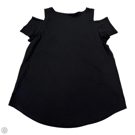 Top Short Sleeve Basic By Loft In Black, Size: Mp
