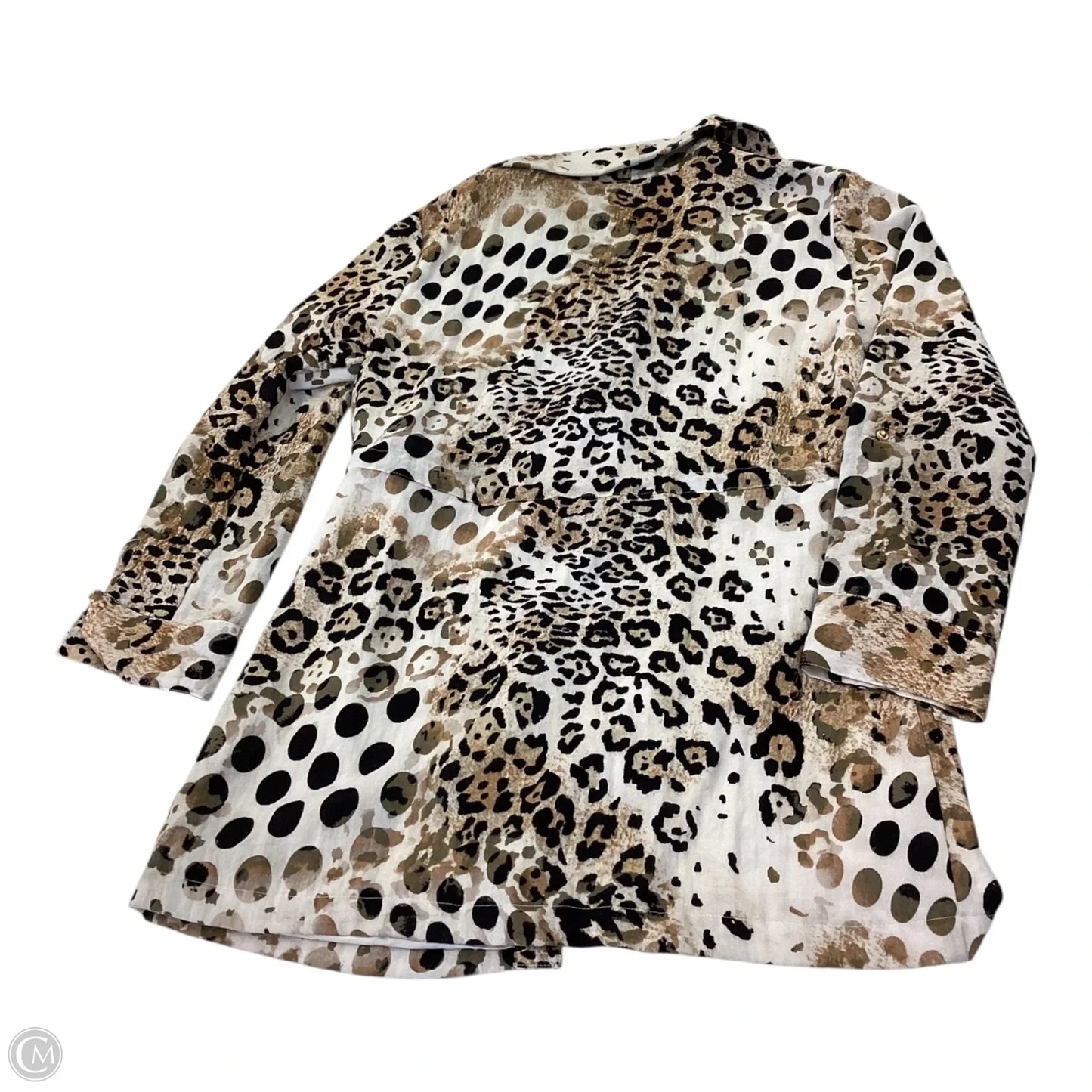 Jacket Other By Chicos In Animal Print, Size: 0