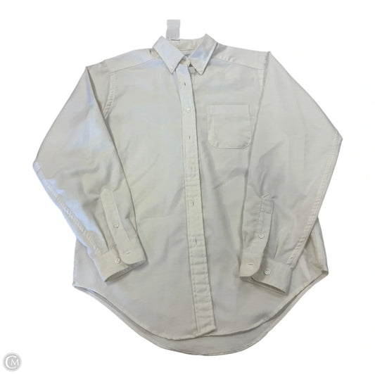Top Long Sleeve By Lands End In White, Size: 4p
