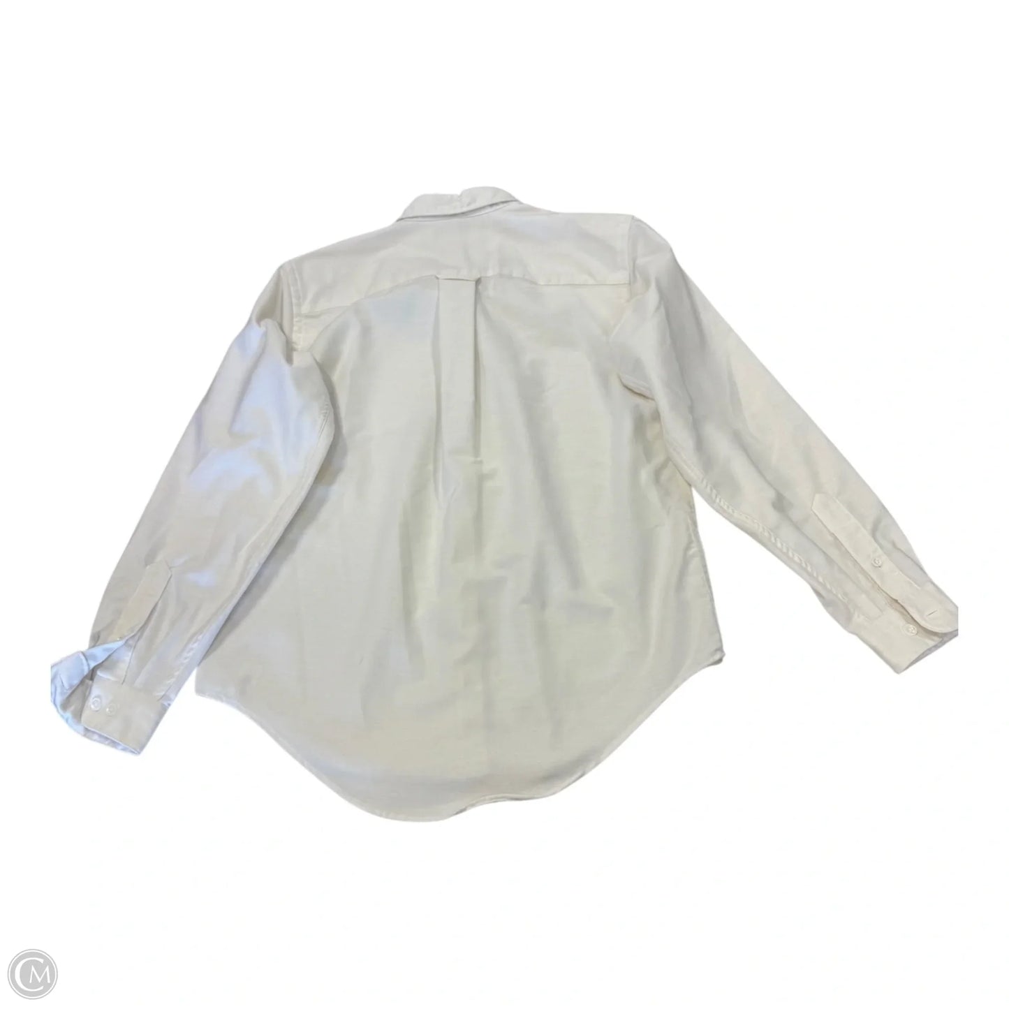 Top Long Sleeve By Lands End In White, Size: 4p