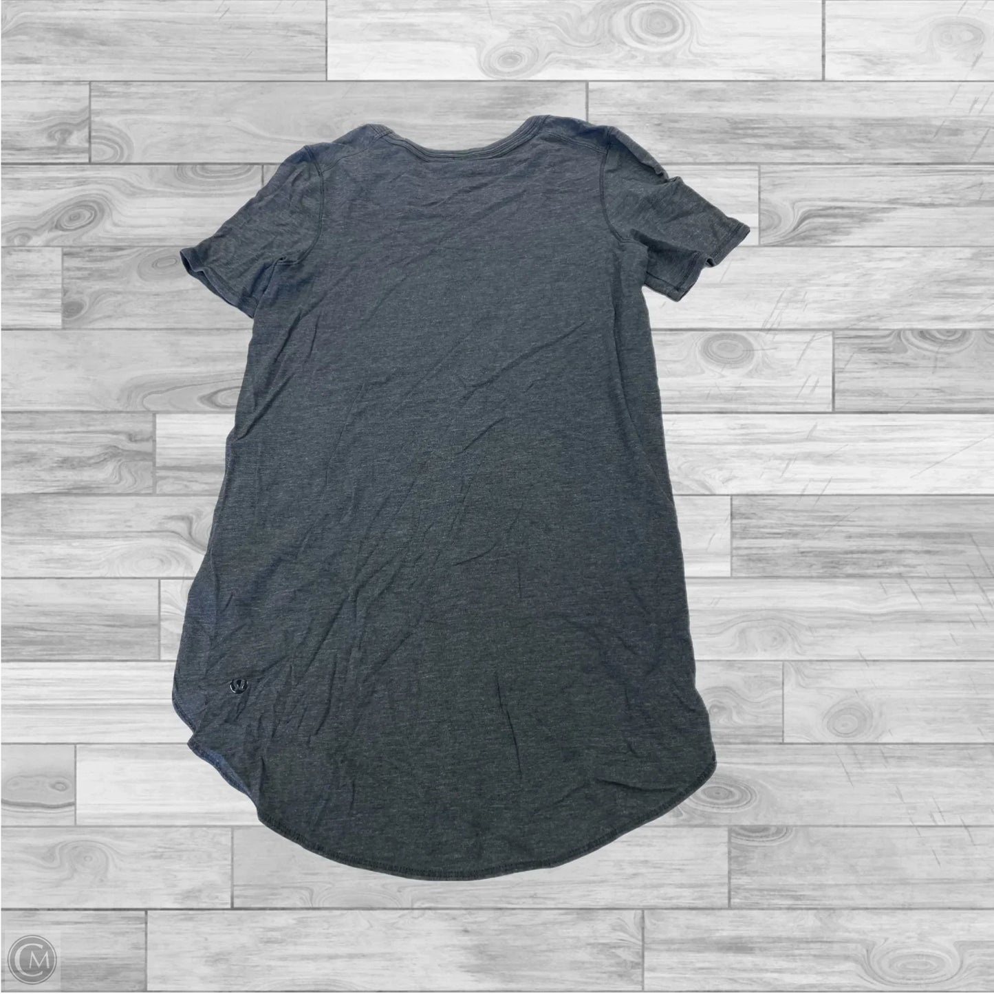 Top Short Sleeve Basic By Lululemon In Grey, Size: 2
