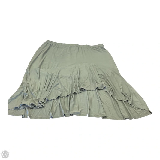 Skirt Maxi By Ava & Viv In Green, Size: 2x