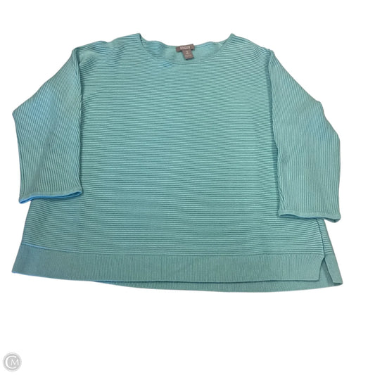 Sweater By Chicos In Blue, Size: 2