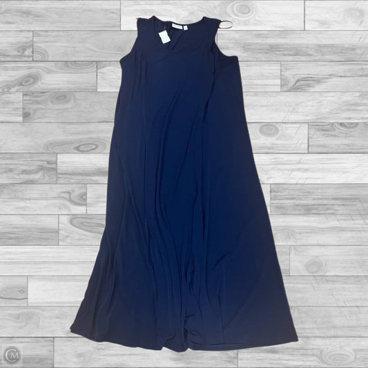 Dress Casual Maxi By Susan Graver In Navy, Size: 3x