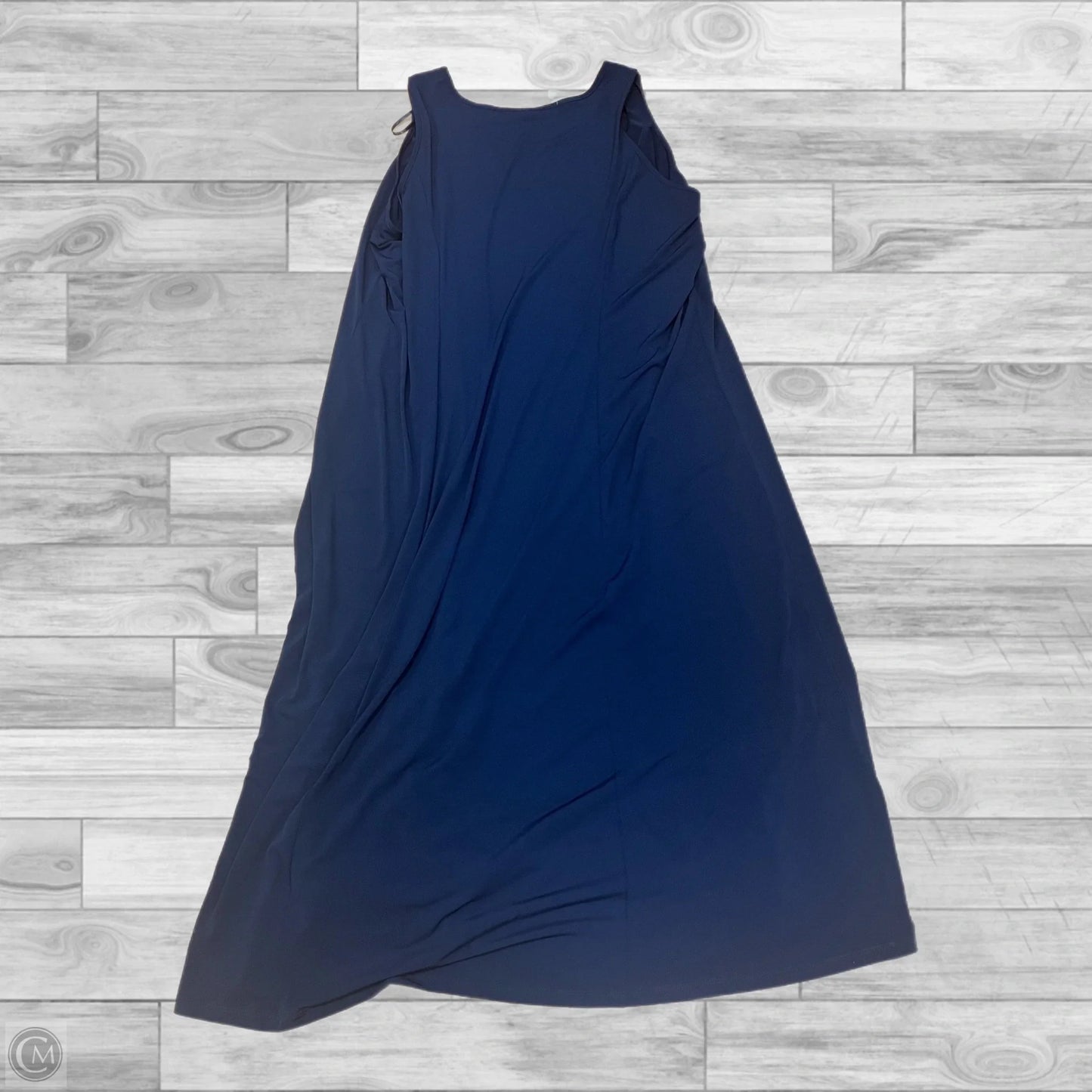 Dress Casual Maxi By Susan Graver In Navy, Size: 3x