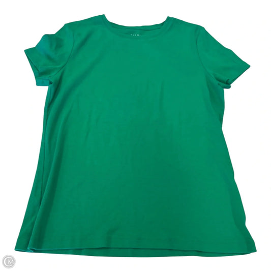 Top Short Sleeve Basic By Talbots In Green, Size: S