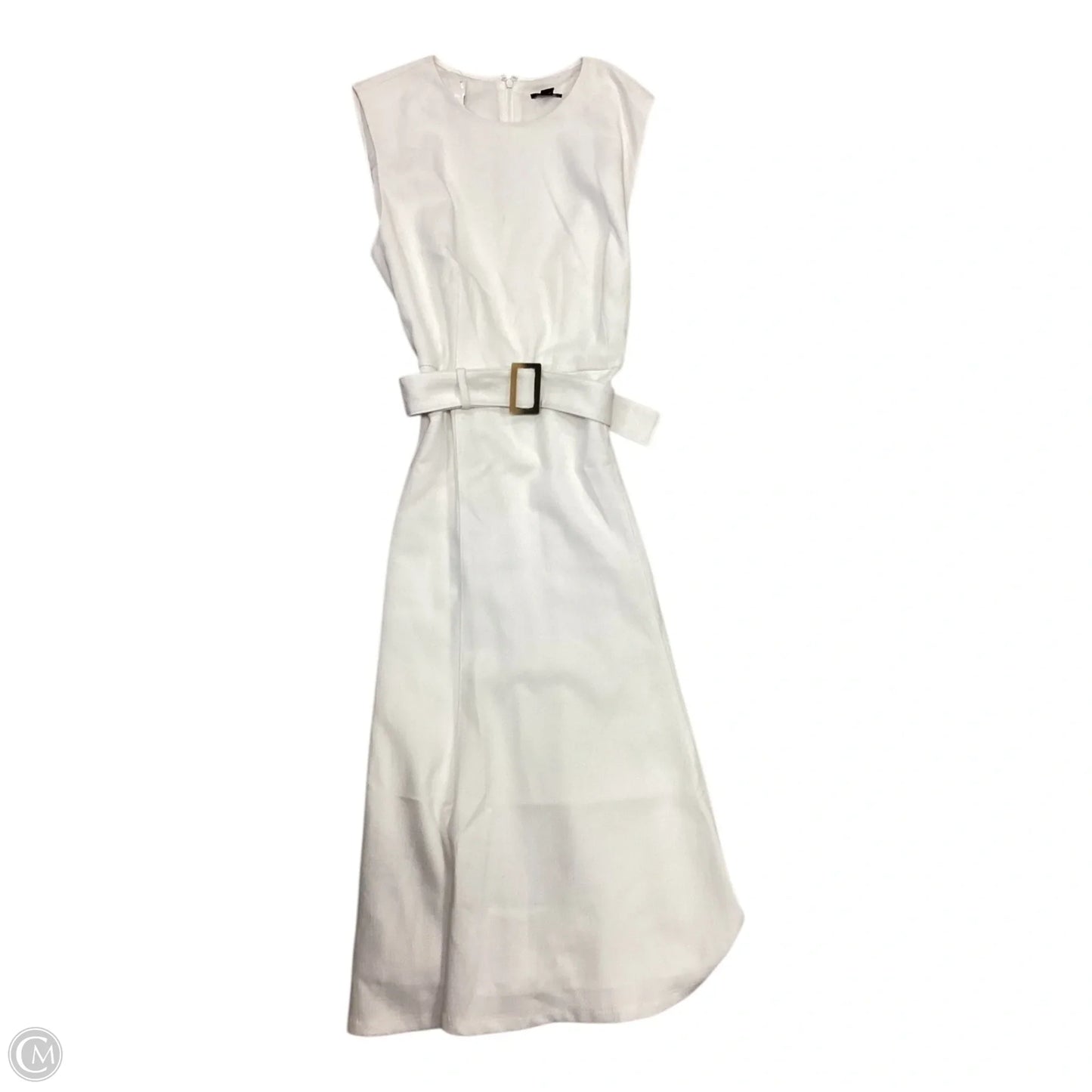 Dress Casual Maxi By Ann Taylor In White, Size: 10