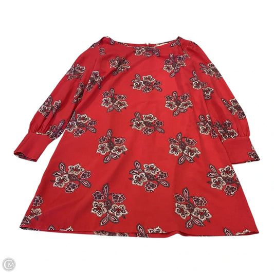 Dress Casual Short By Loft In Red, Size: 8