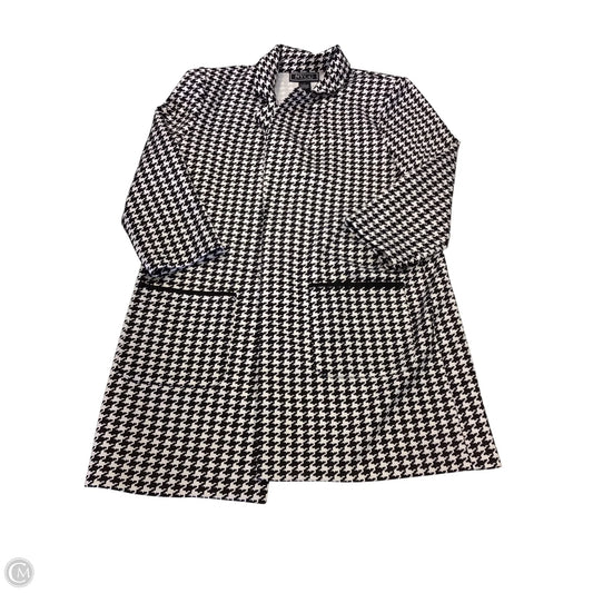 Blazer By Clothes Mentor In Black & White, Size: L