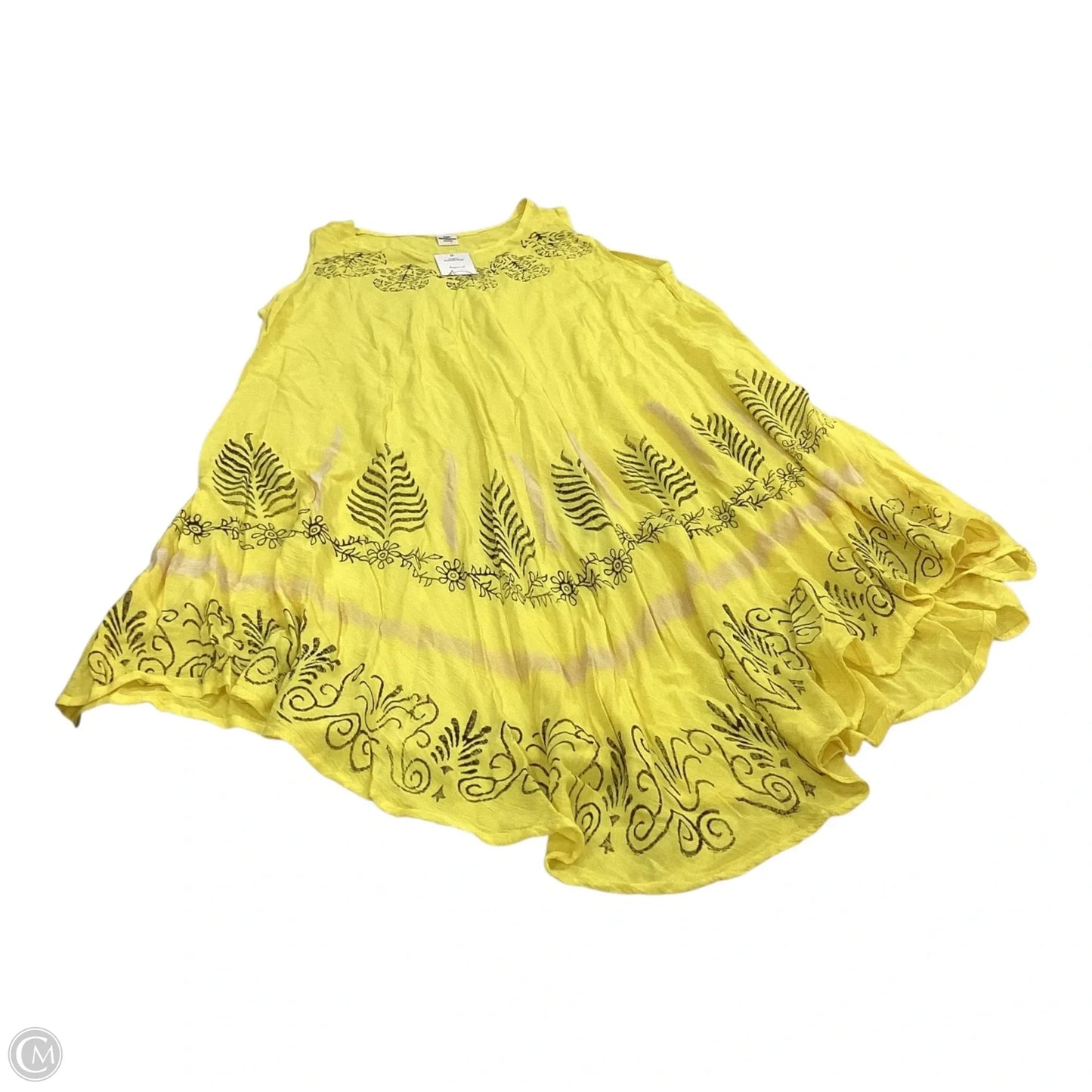 Dress Casual Short By Clothes Mentor In Yellow, Size: Osfm