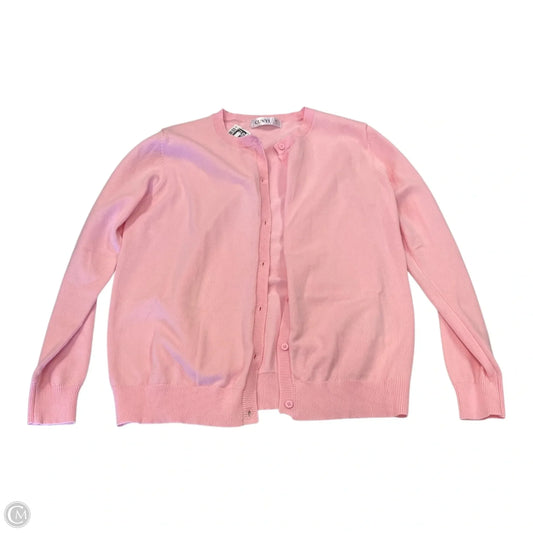 Cardigan By Clothes Mentor In Pink, Size: S