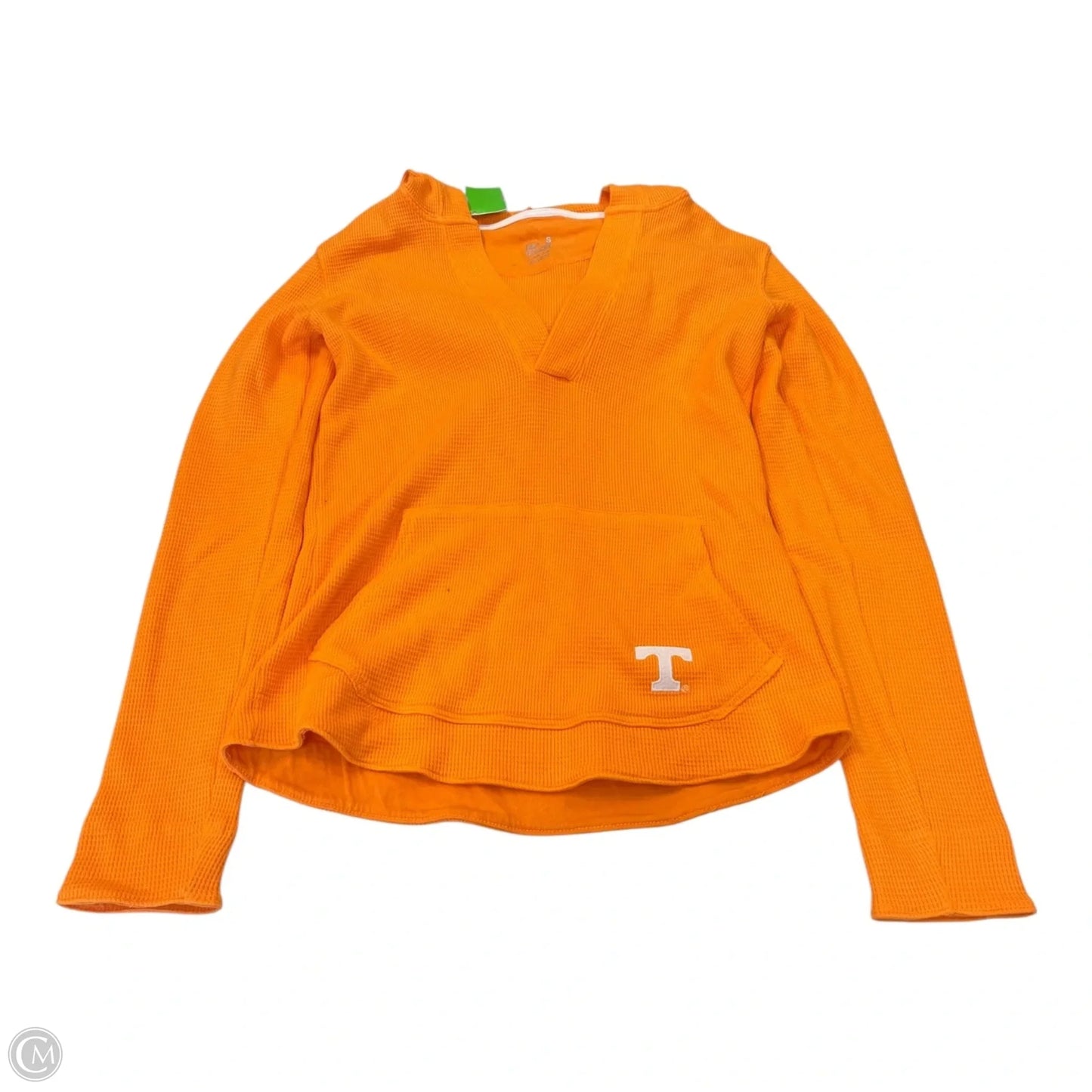Top Long Sleeve By Nike In Orange, Size: S
