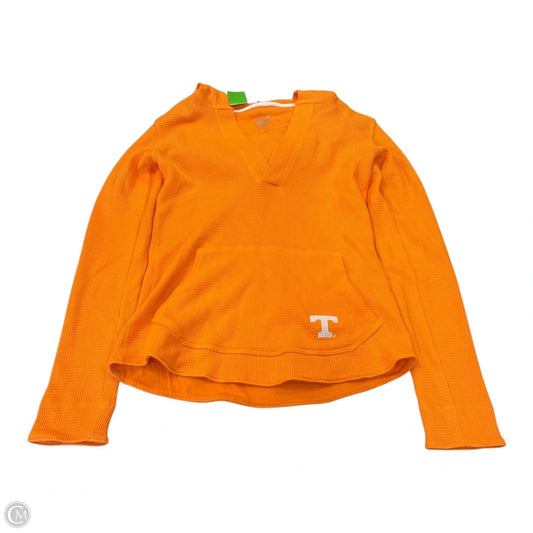 Top Long Sleeve By Nike In Orange, Size: S