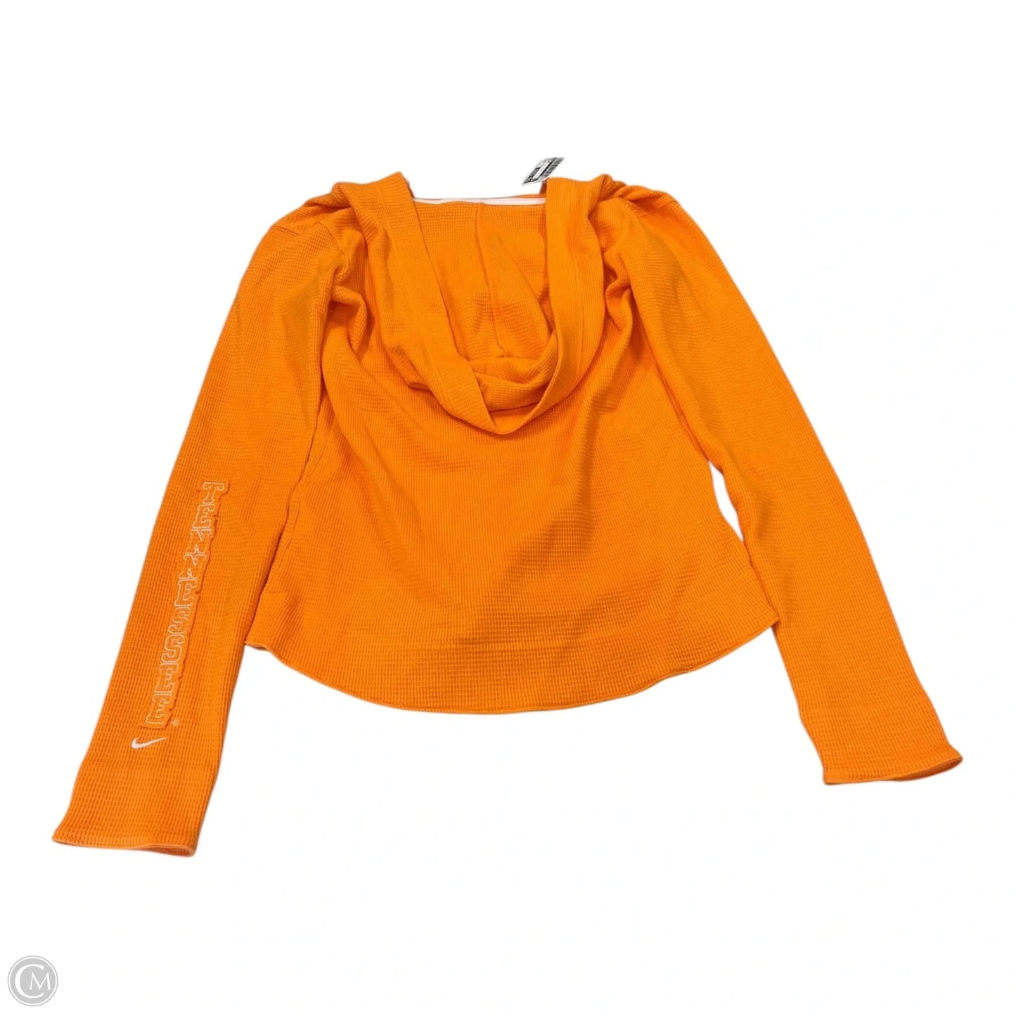 Top Long Sleeve By Nike In Orange, Size: S