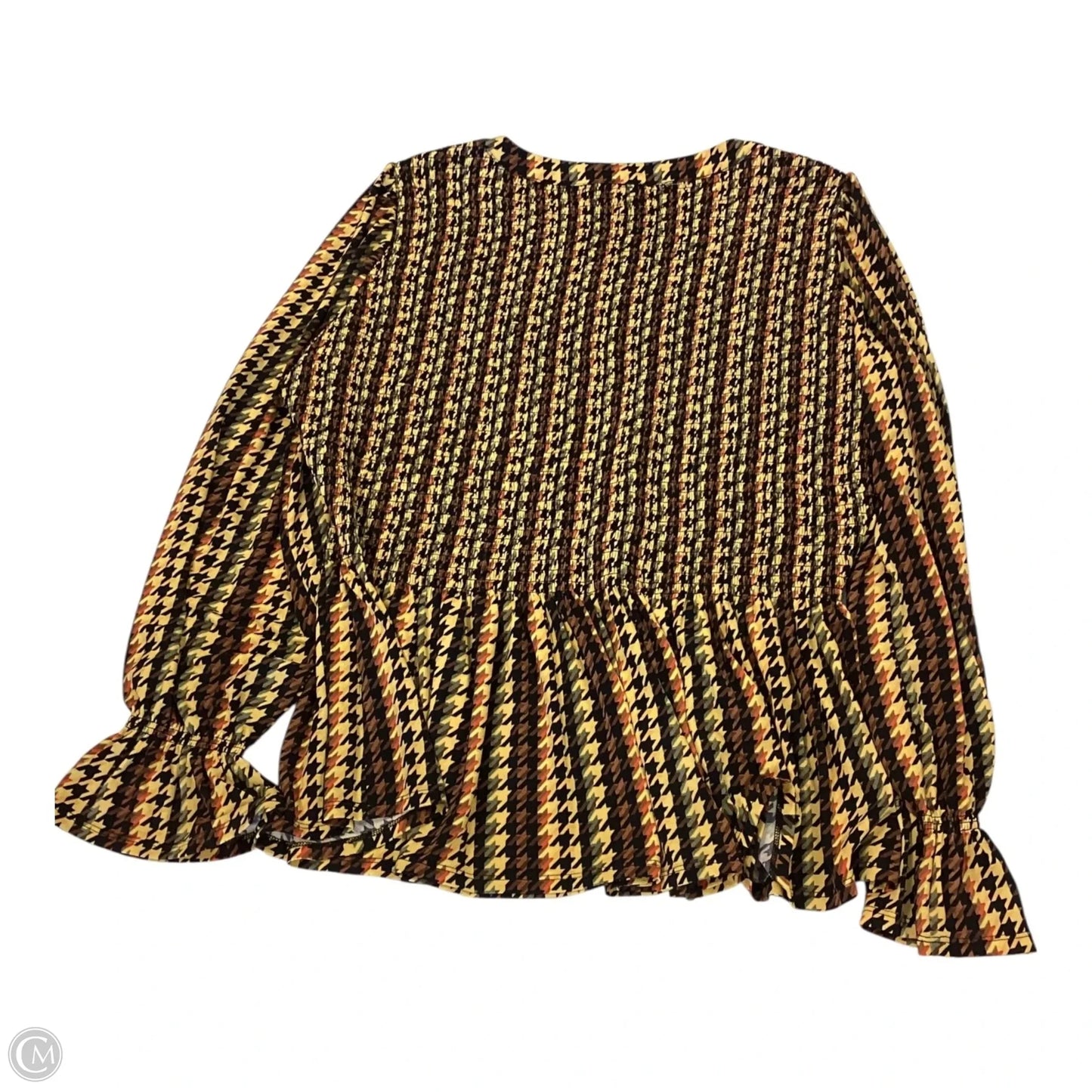 Top Long Sleeve By Belldini In Multi-colored, Size: Xl