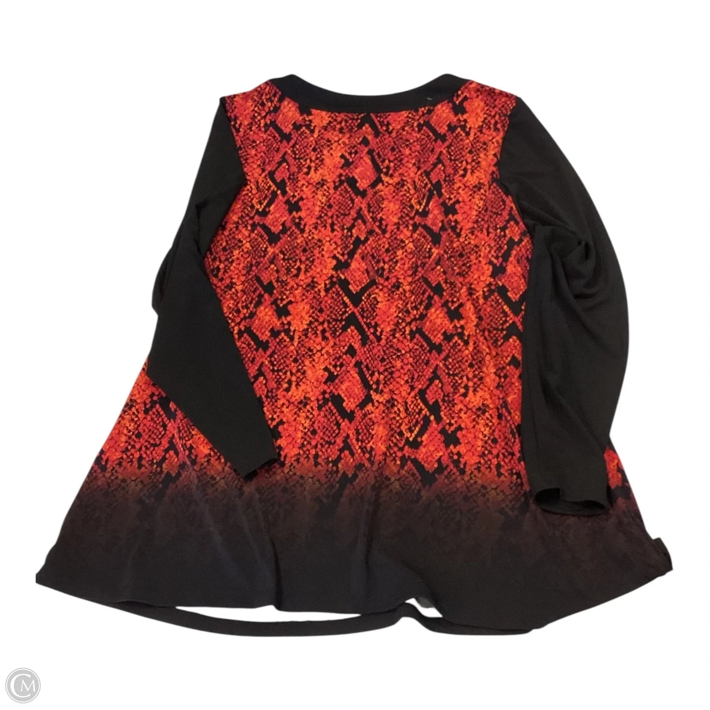 Top Long Sleeve By Peter Nygard In Multi-colored, Size: Xl