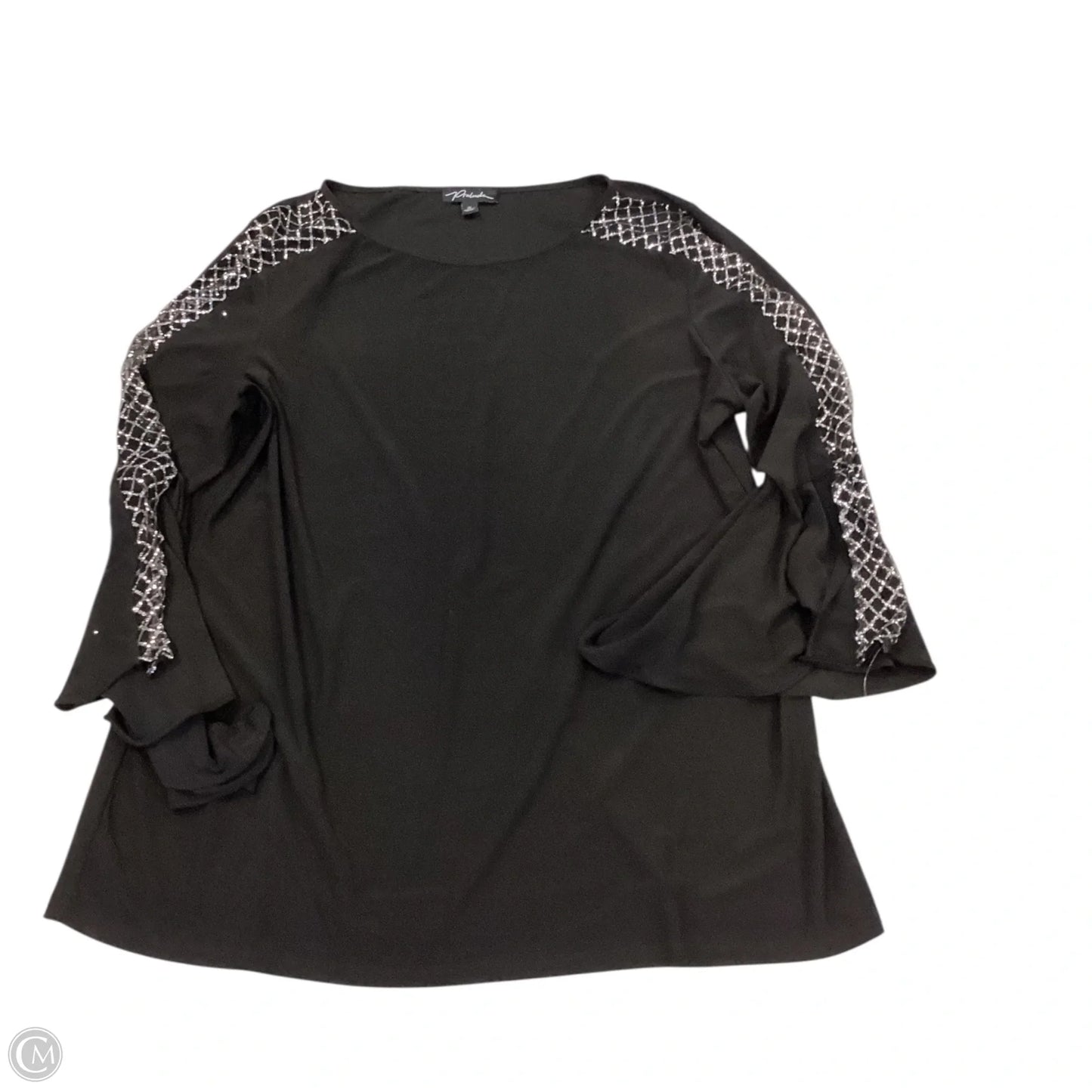 Top Long Sleeve By Cmc In Black, Size: Xl