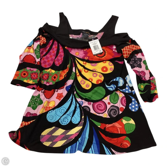 Top 3/4 Sleeve By Cmc In Multi-colored, Size: Xl