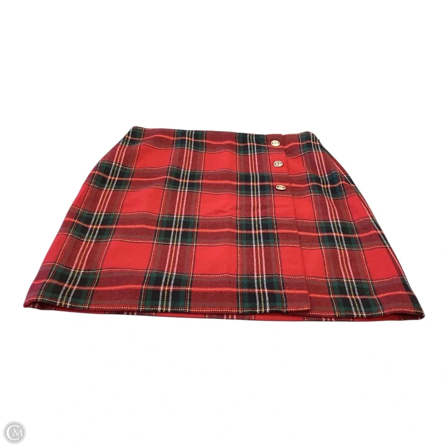 Skirt Mini & Short By Talbots In Plaid Pattern, Size: 8