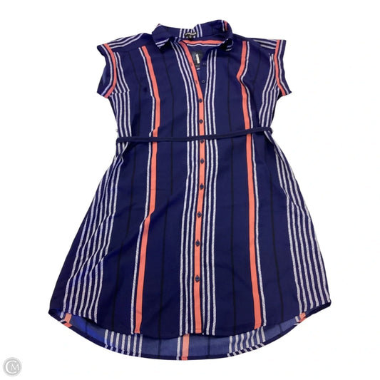 Dress Casual Short By Express In Striped Pattern, Size: M