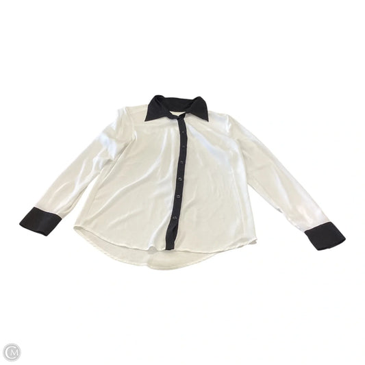 Top Long Sleeve By Inc In Black & White, Size: 2
