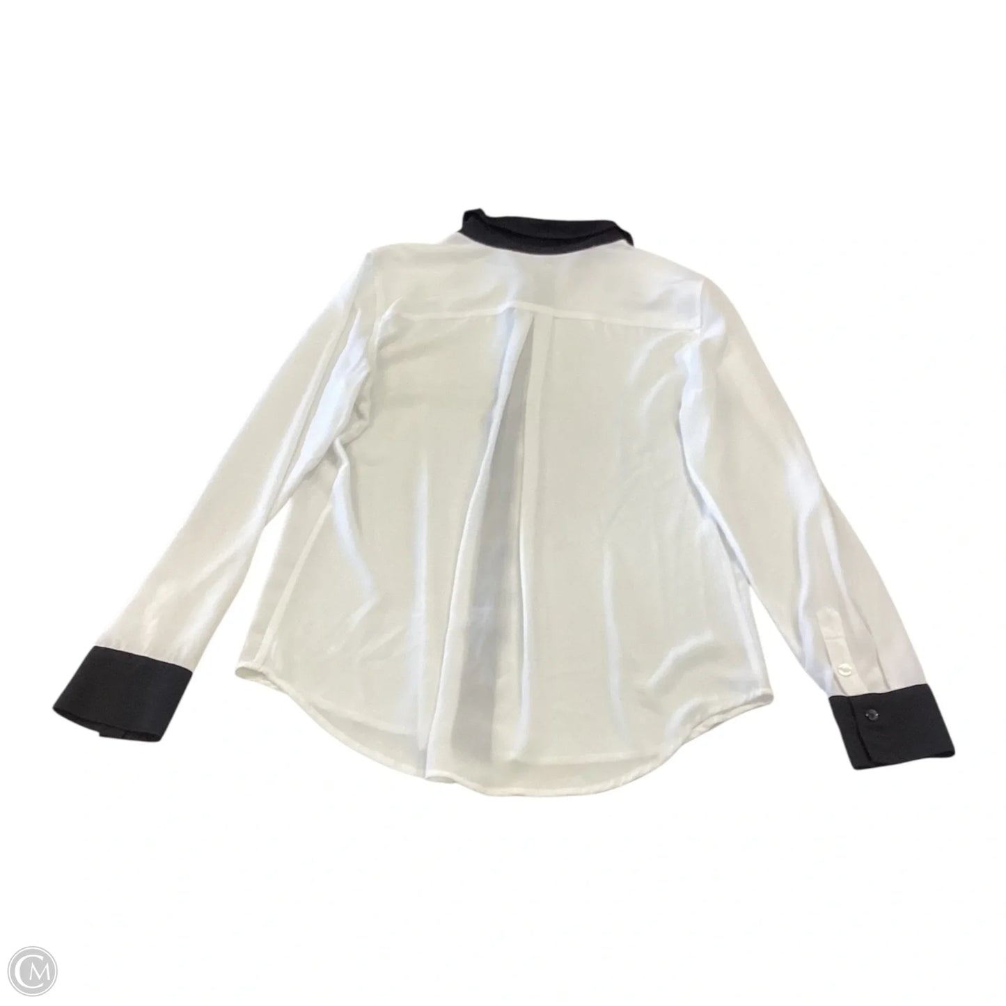 Top Long Sleeve By Inc In Black & White, Size: 2