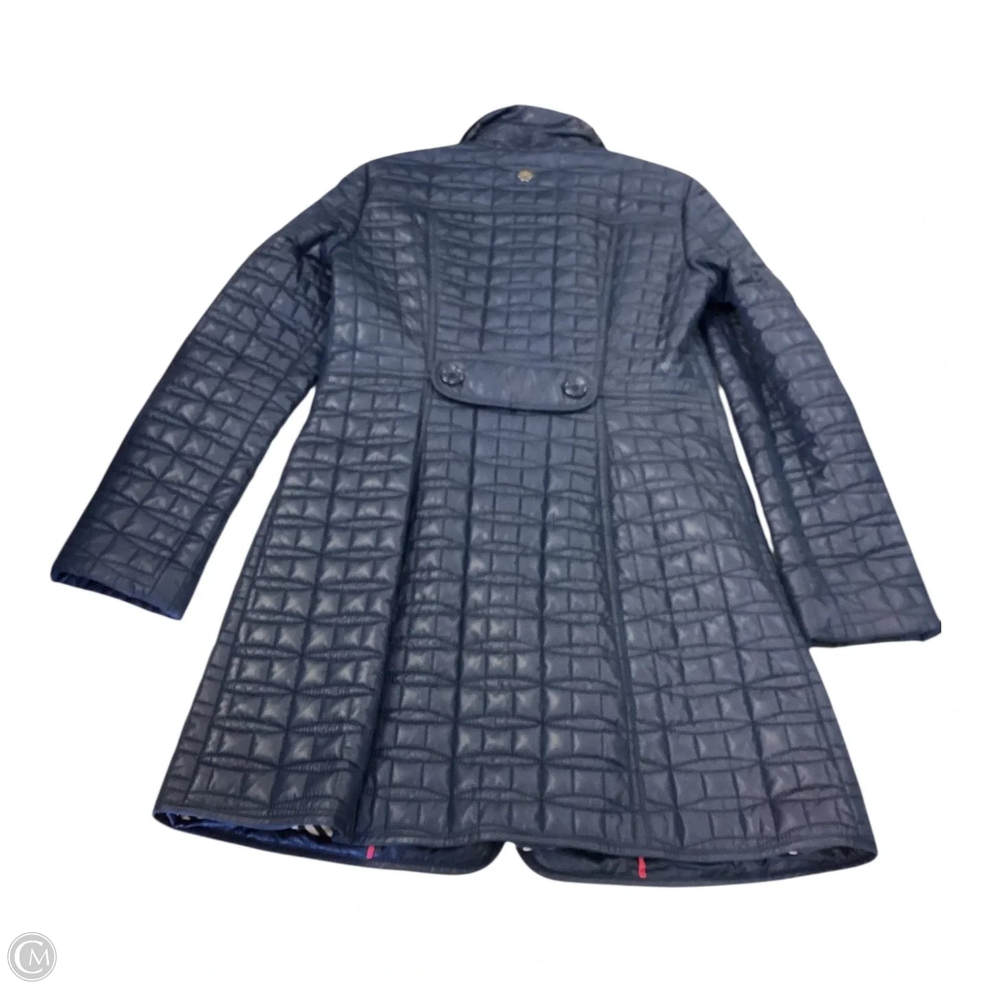 Jacket Designer By Kate Spade In Navy, Size: Xs