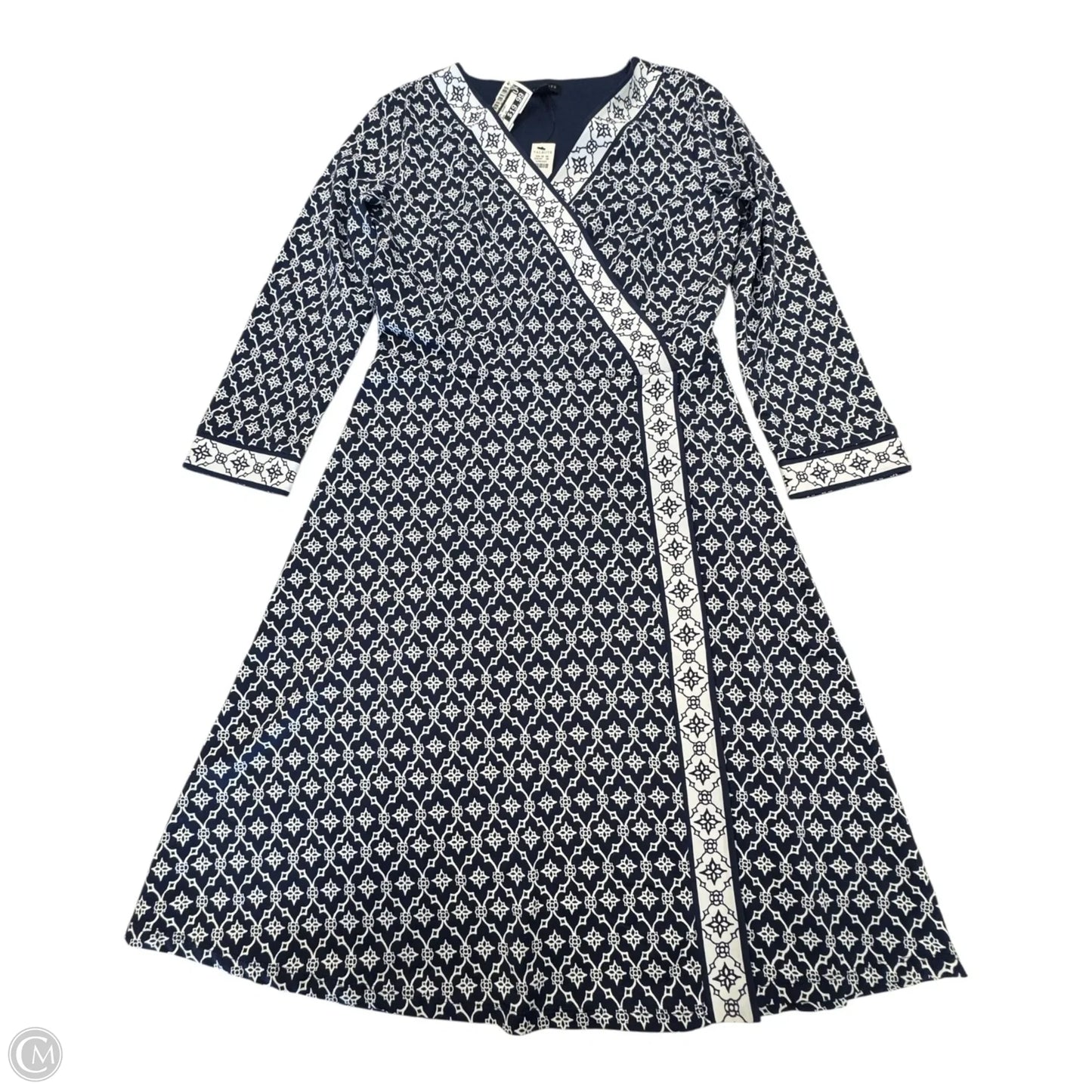 Dress Casual Short By Talbots In Blue & White, Size: Xs