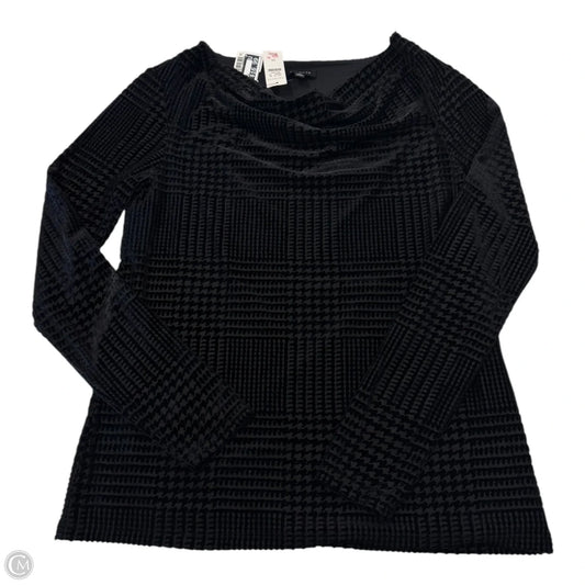 Top Long Sleeve By Talbots In Black, Size: Xs