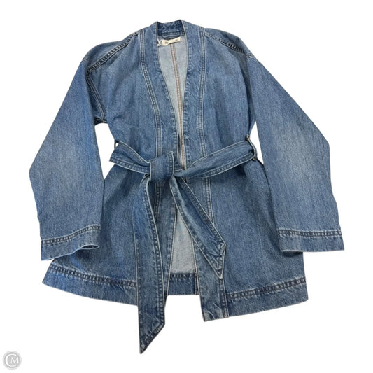 Jacket Denim By Madewell In Blue Denim, Size: Xs